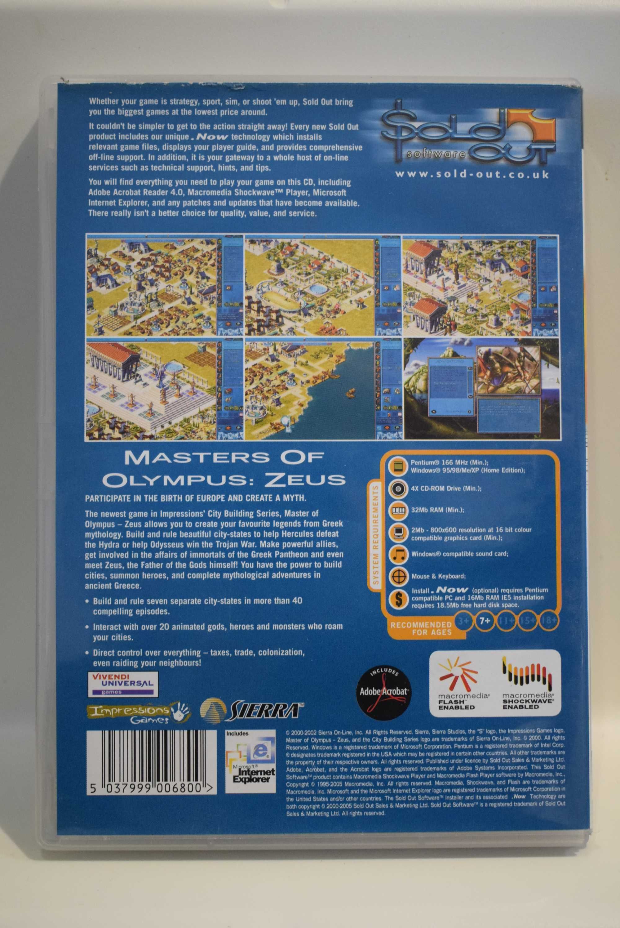 Masters Of Olympus Zeus  PC