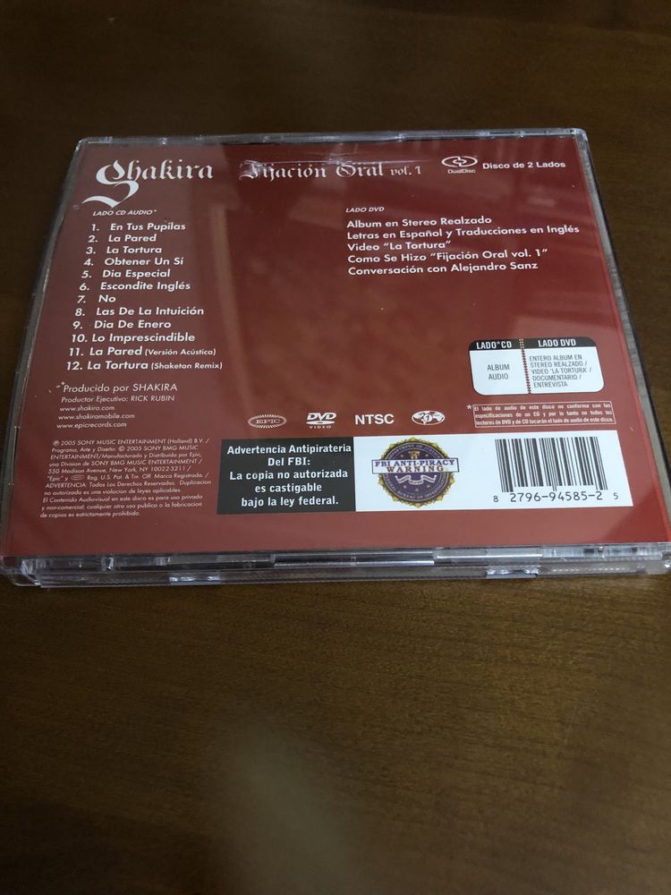 Shakira Fijación Oral vol.1 (USA dual disc)