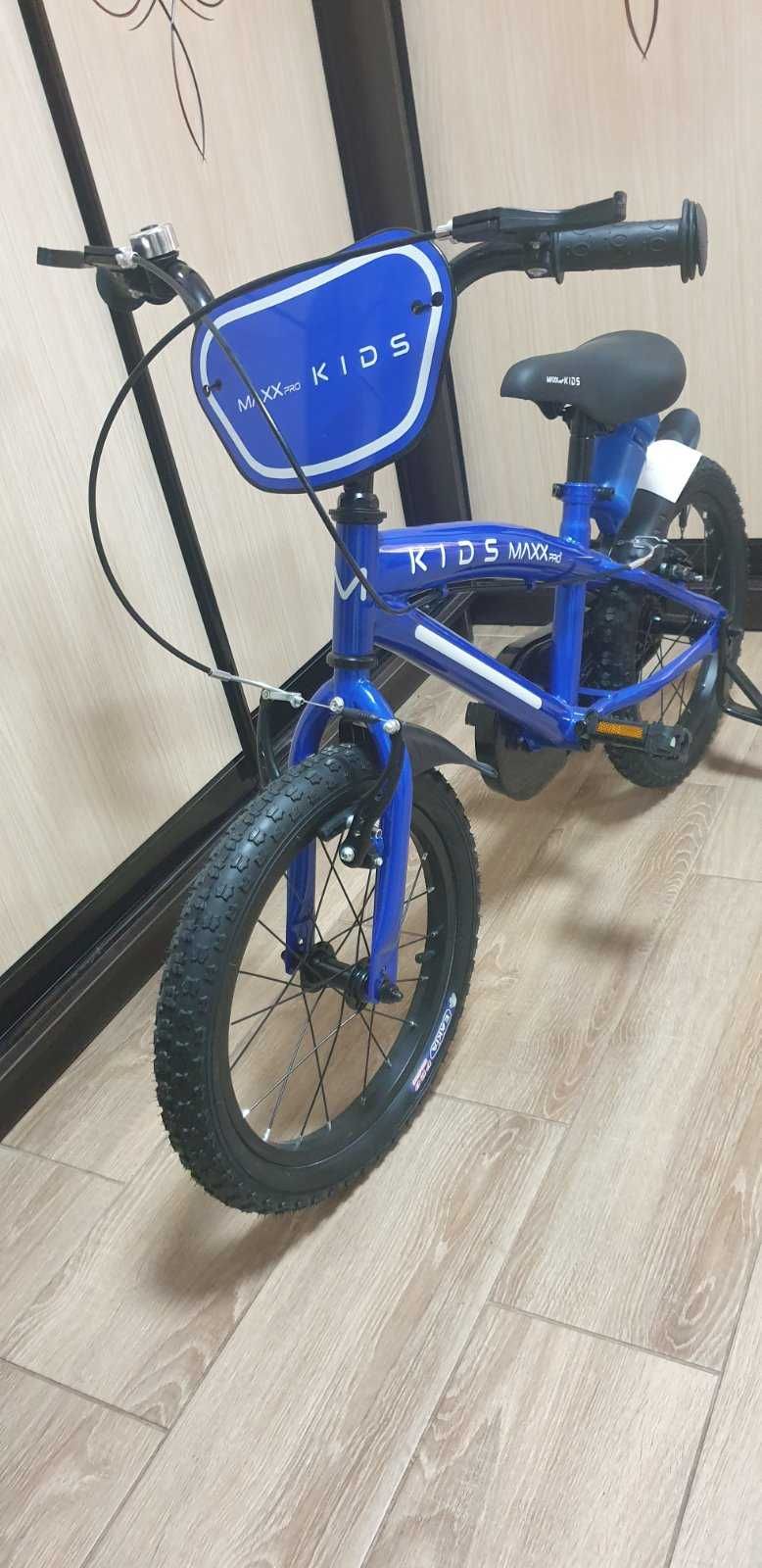 Велосипед дитячий MaxxPro kids 16” 85% SKD синій RSD-CB-04