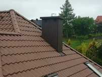 Okucia kominów , opierzenie , obróbki dekarskie , blacharskie