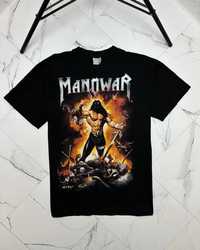 Футболка Manowar Tour 2002 рок мерч