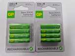4  szt Akumulatorki AAA R3 1,2V 800mAh GP