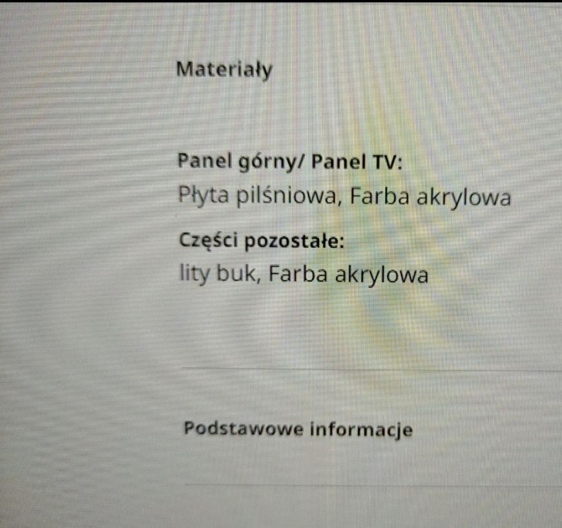 HIMNA szafka TV 137x122 czarny IKEA