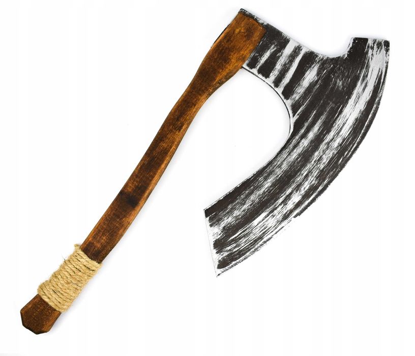Topór drewniany wikinga toporek z drewna 53cm