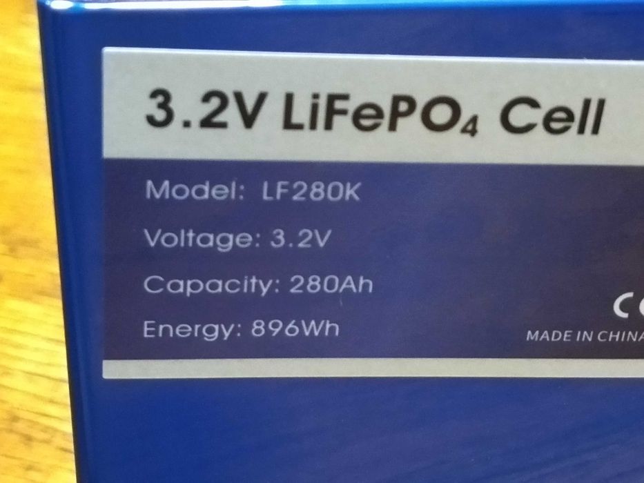 Ogniwa Eve 3.2v 280ah, magazyn energii  48v 16kw