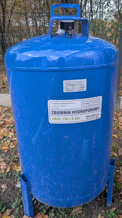 HYDROFOR Zbiornik HYDROFOROWY przeponowy pionowy 150L (6bar) ZBOS