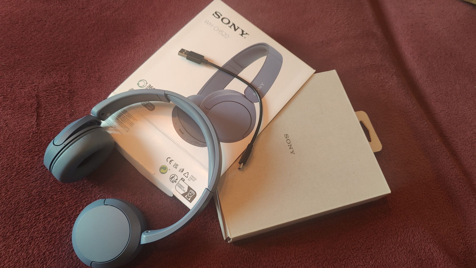 Słuchawki bezprzewodowe Sony WH-CH520.