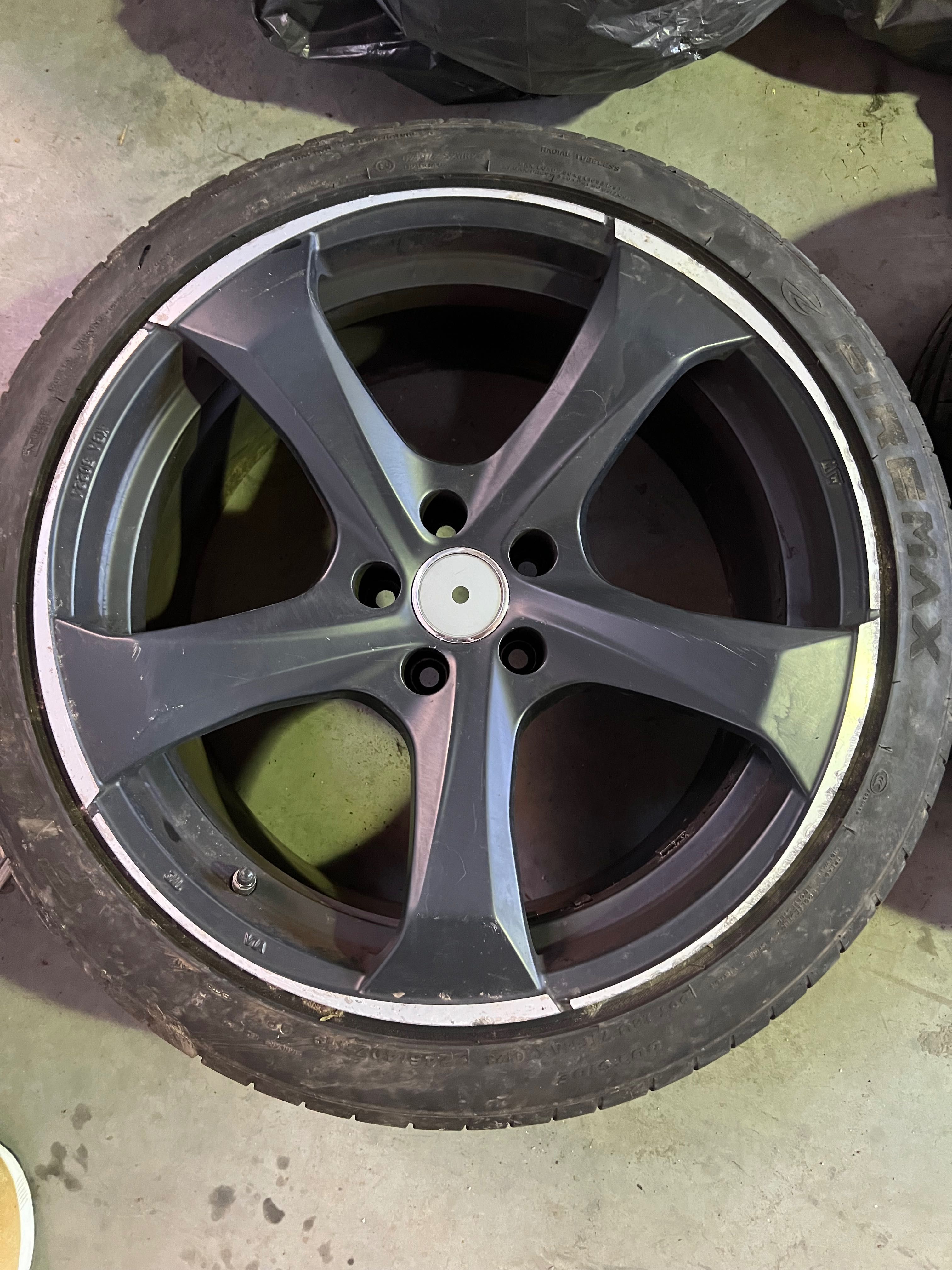 Felgi 19 OZ MSW 47 9x19 5x112 ET21 Matt Dark Tittanium Full BMW