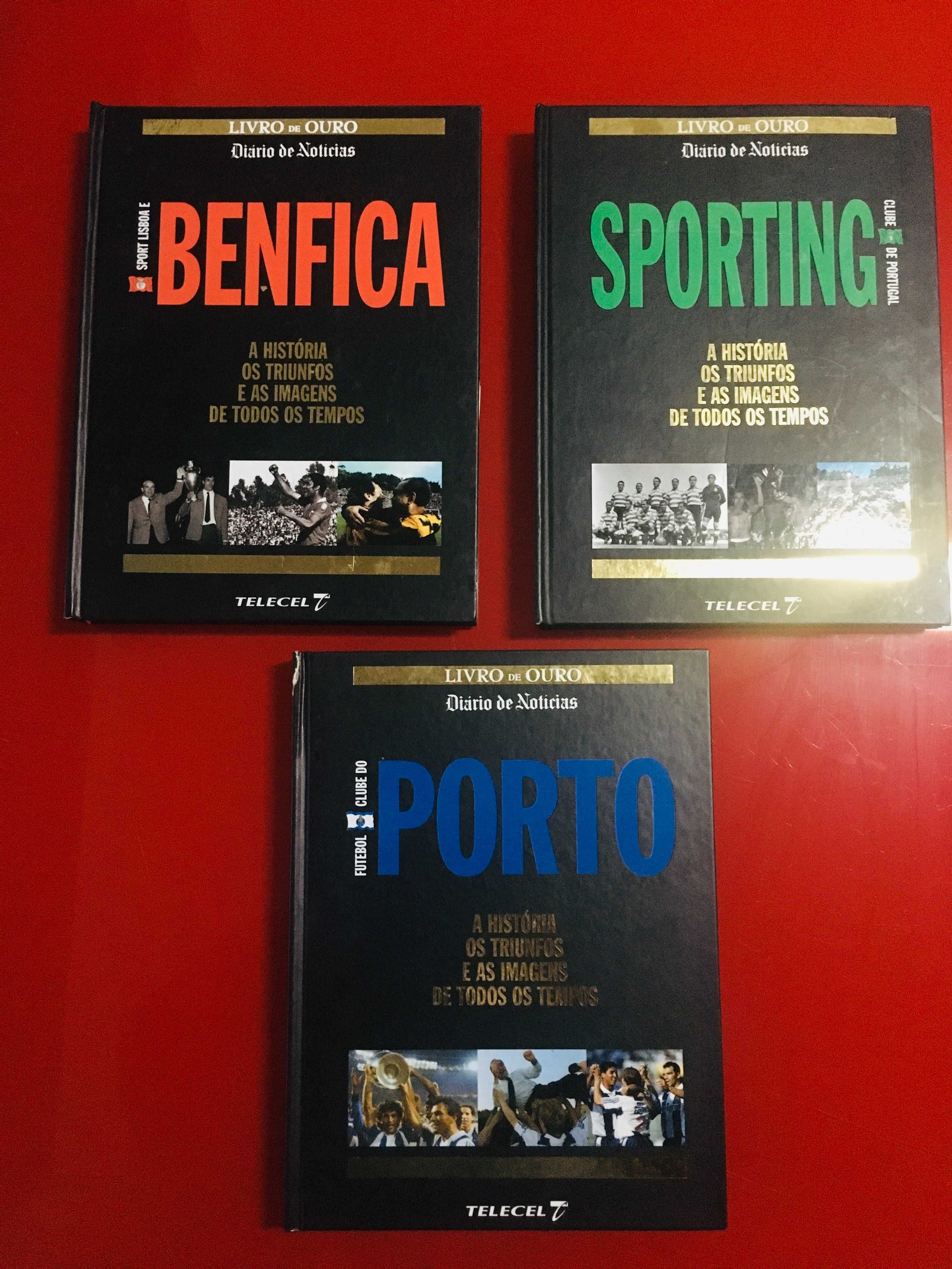 Livro de Ouro do Futebol Clube do Porto, Benfica e Sporting.