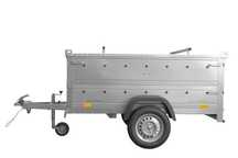 Przyczepka 200x106 UNITRAILER GARDEN 200 KIPP z burtami BIS i pokrywą