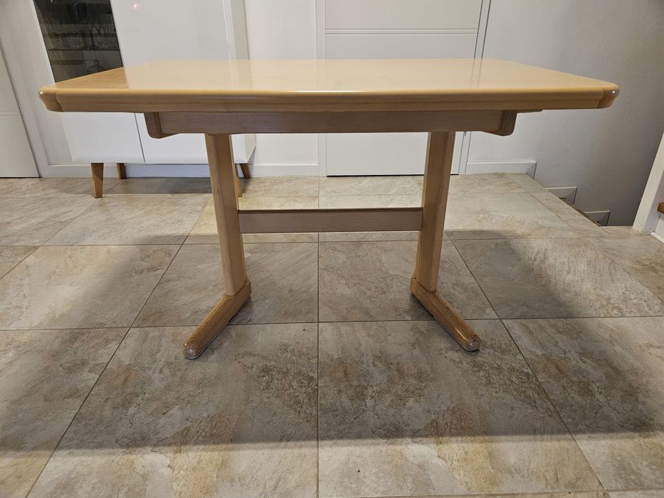 Stół rozkładany 80x120 - 200 dwa wusuwane blaty boczne