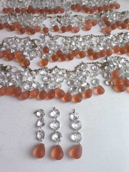 Хрустальные подвески для люстры. Чехия.