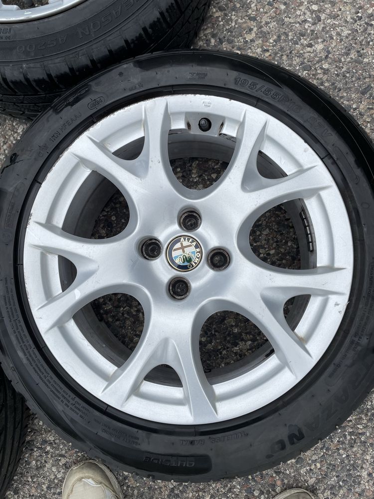 Felgi z oponami ALFA MITO 4x98 16’