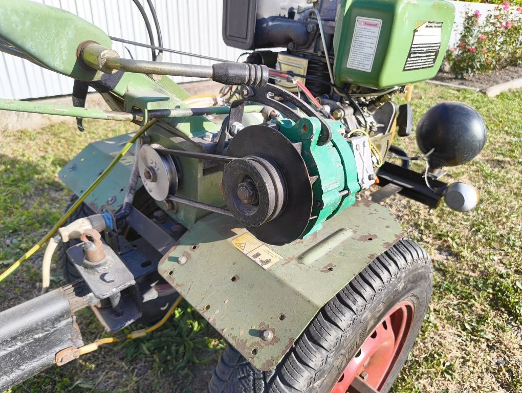 Мотоблок ZU-15 з причепом