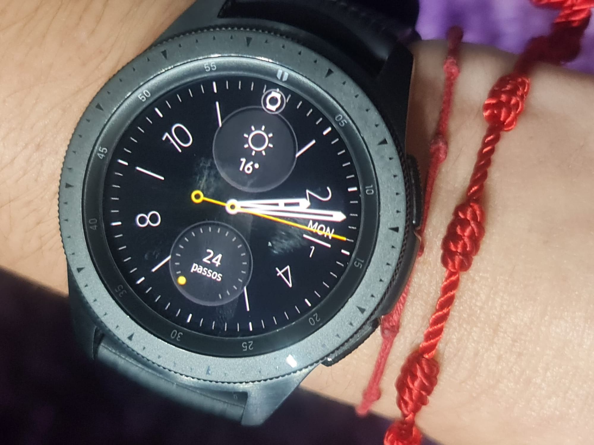 Galaxy Watch 46 Silver e 42 Black