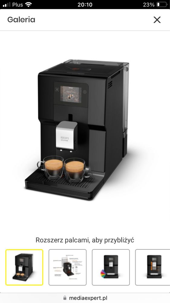 Sprzedam Ekspres do kawy KRUPS intuition QUATTRO FORCE