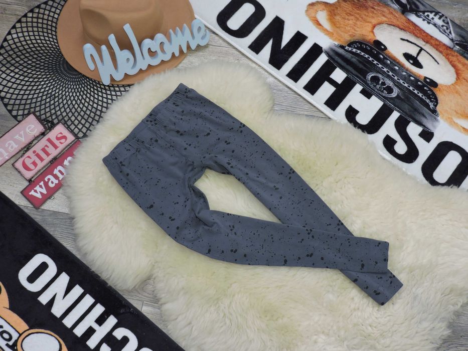 Birkholm - bawełniane legginsy ciapki r 122/128