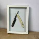 Piękna stara Brzytwa Heinr. Boker Solingen King Cutter w ramce