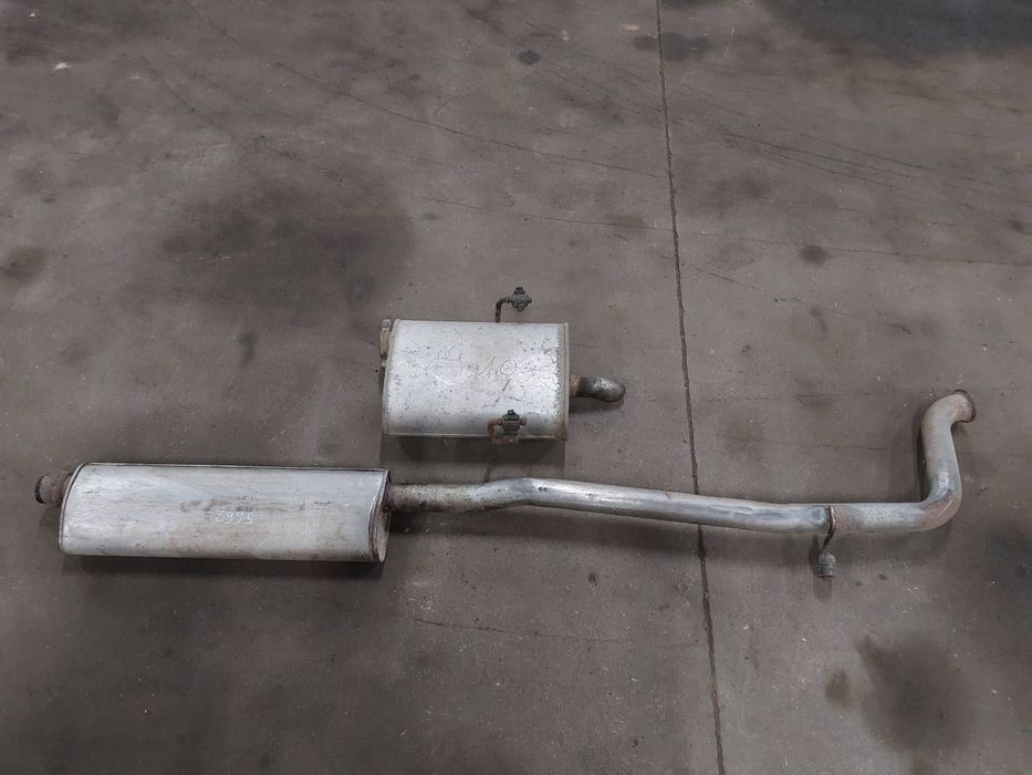 TŁUMIK WYDECH ŚRODKOWY + KOŃCOWY PEUGEOT 406 I 2.1 TD