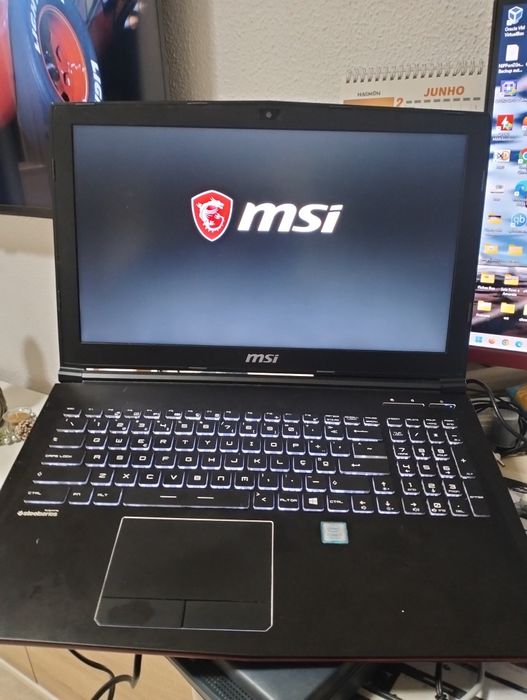 Portátil MSI GP62M Leopard i7 7700HQ GeForce GTX 1050 32GB Ram