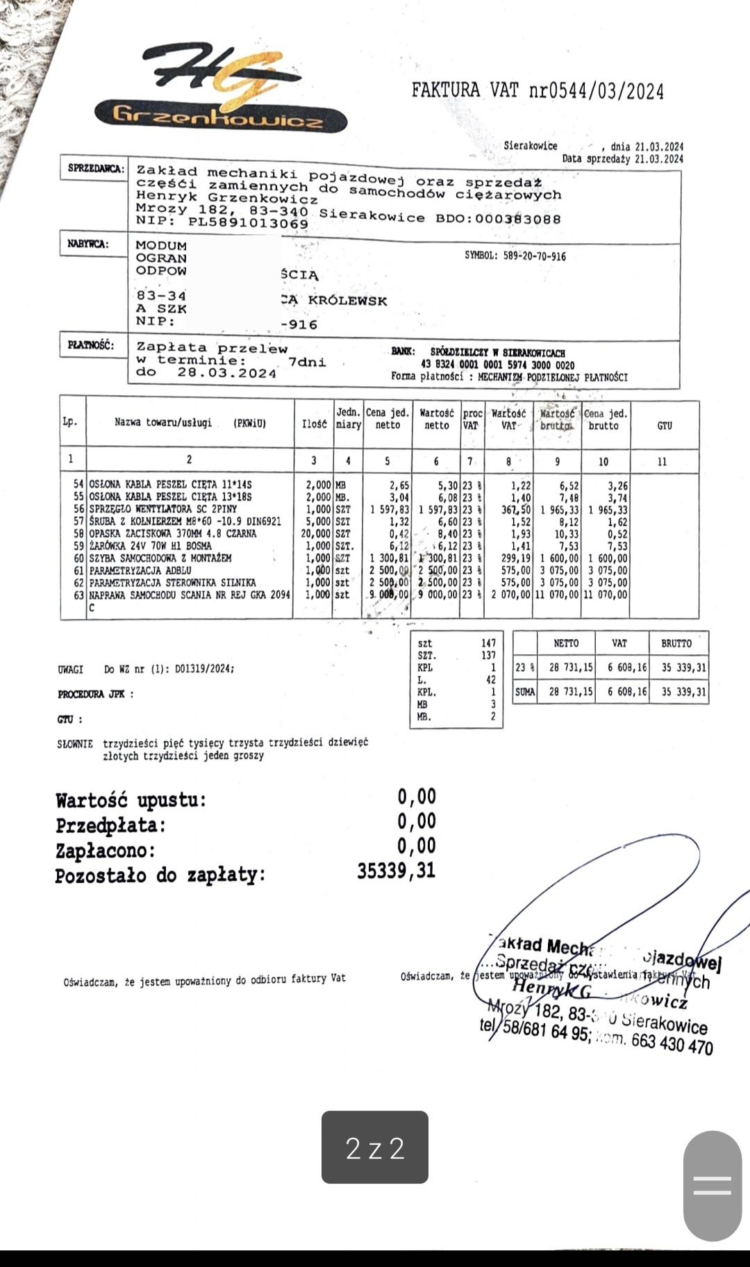 Scania P420/wywrotka/6x4 bez wkładu własnego