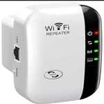 Wzmacniacz sygnału Sieci WIFI mocny zasięg 300mb/s+kabel lan