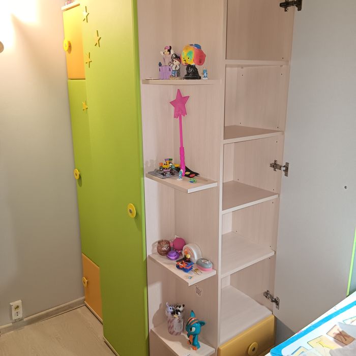 Szafa narożna + słupek