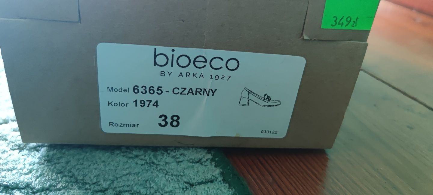 Mokasyny 38 czarne