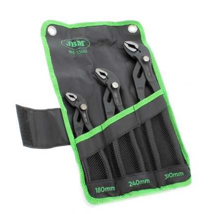 JOGO DE 3 ALICATES AJUSTÁVEIS- REF: 53483