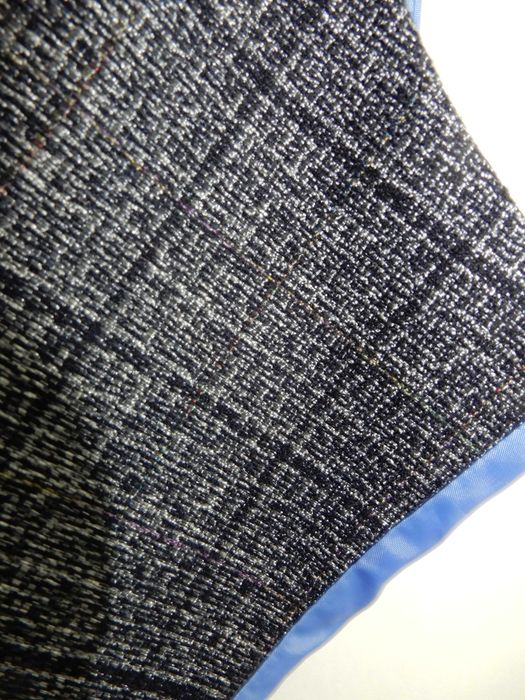 Kamizelka garniturowa elegancka wzór szara niebieska Penguin 44 R