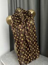 шарф платок палантин в стиль бренду луі вітон хустка шалик