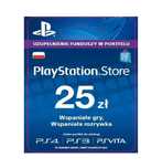 PlayStation Store PSN 25 PLN zł Klucz KOD PS5 PS4 PS3