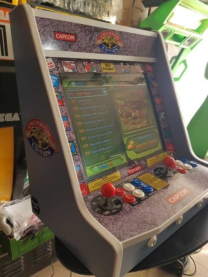 Bartop arcade nova vai com Pandora Gx 3000 jogos