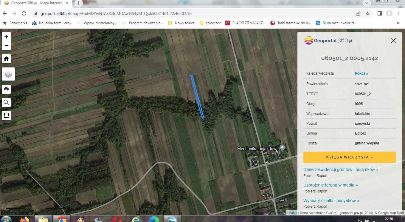 sprzedam pole 94 ary w Piłatce