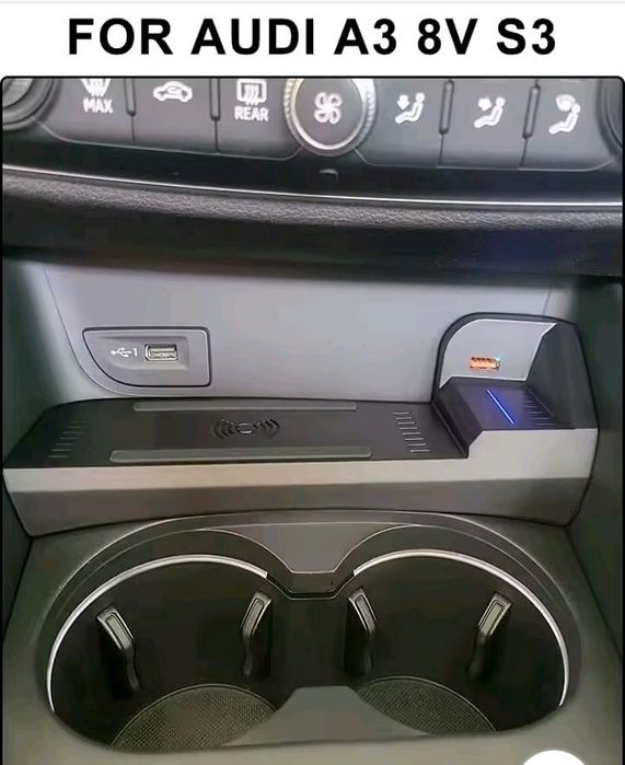 Bezprzewodowa ładowarka samochodowa audi
