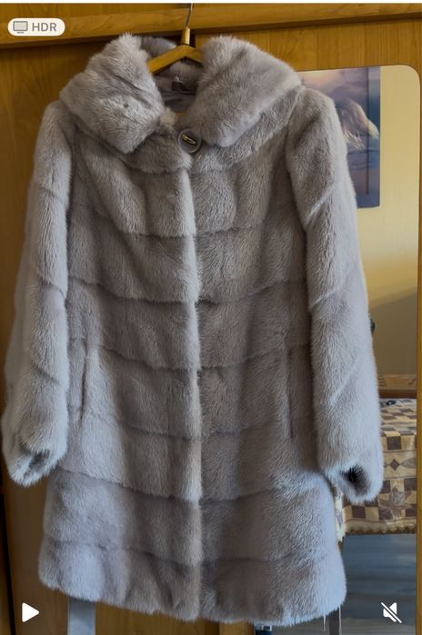 Рр 48-50 Норковая шуба ‘орхидея’ NAFA Греция!