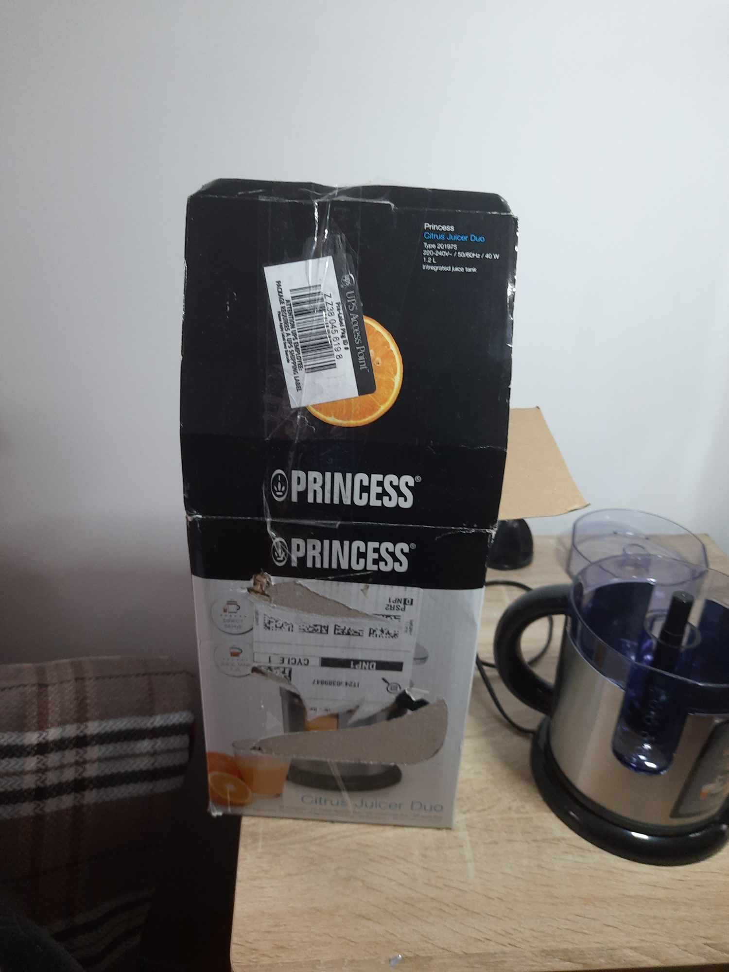 Sokowirówka Princess 201975 srebrny/szary 40 W, Princess Duo 1.2 L