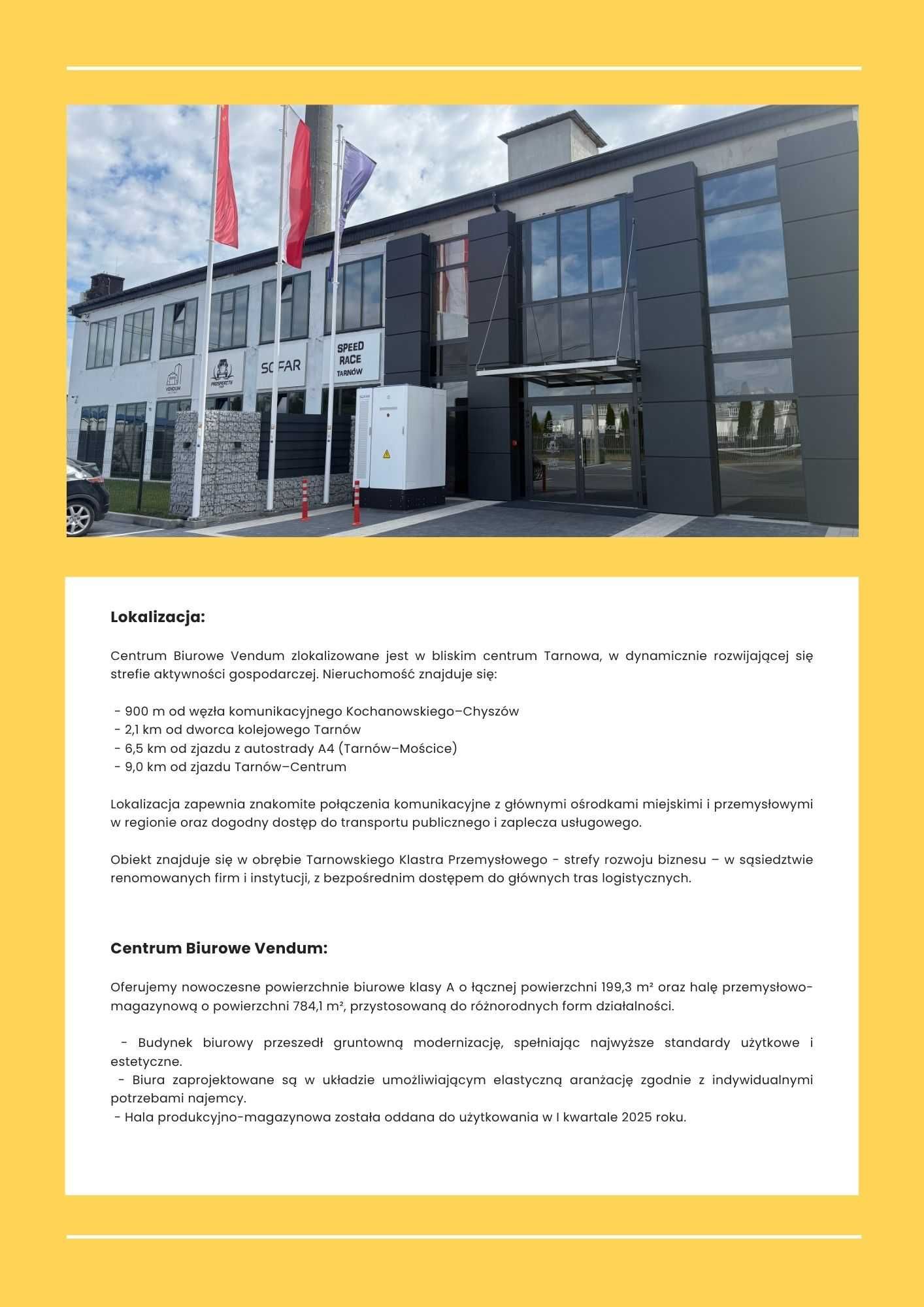 Hala przemysłowo-magazynowa z rampą o powierzchni 784,1 m² + biura