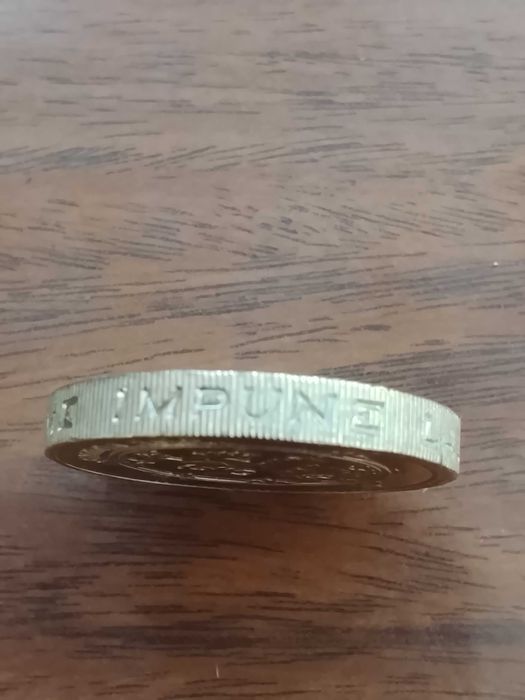 Moeda de 1 Libra de 1994 - Elisabett II - valiosa