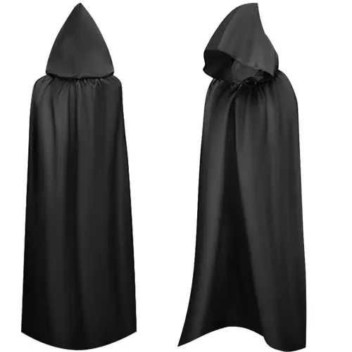 Peleryna z kapturem Malate HALLOWEN czarodziej magik andrzejki
