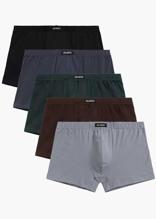 Труси ATLANTIC шорти боксерки чоловічі Атлантик набір 5 штук бавовна
