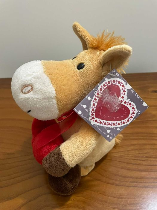 Peluche Cavalo - Te Amo