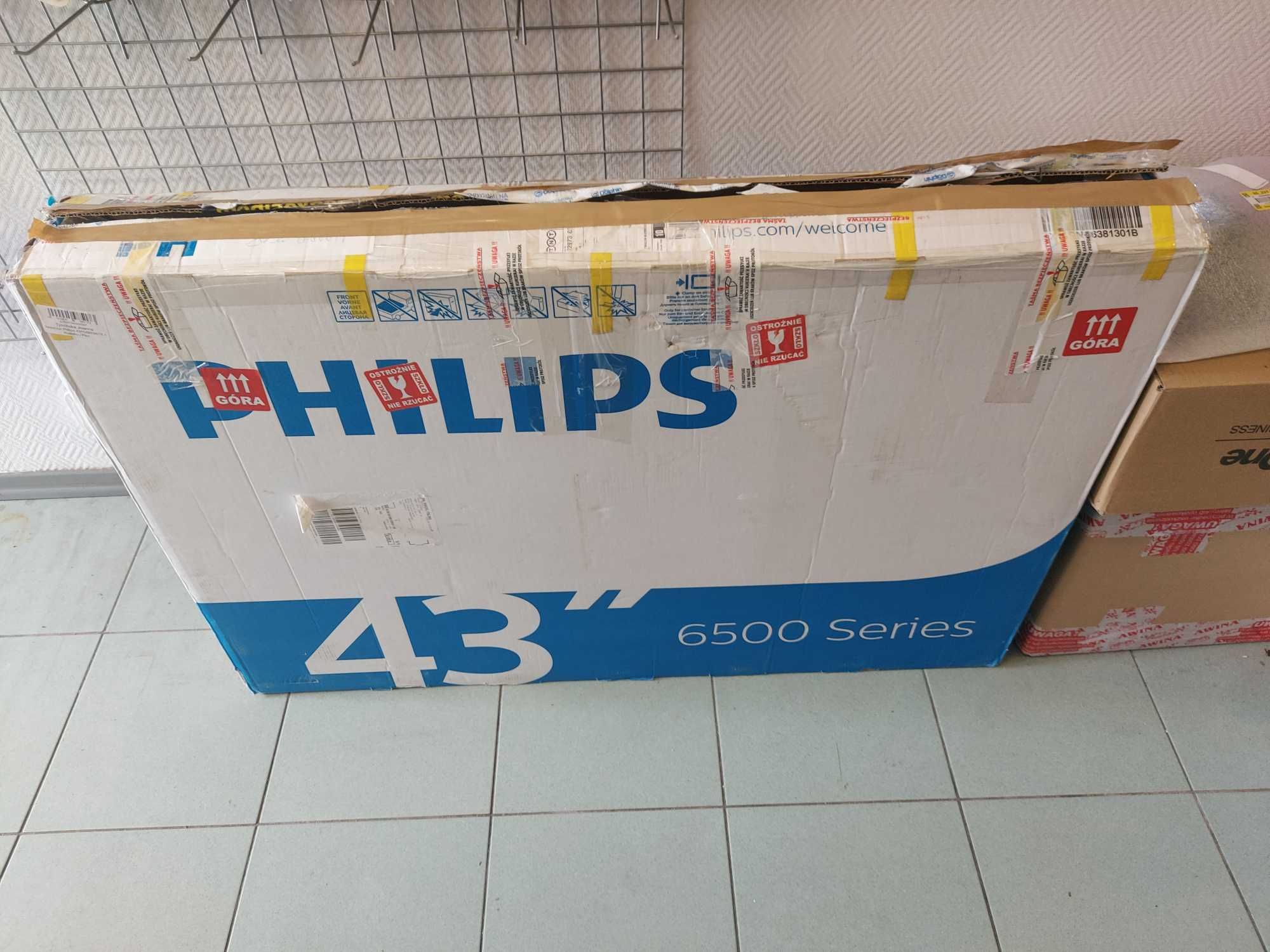 Telewizor Philips 43PUS6554/12 43" Wi-Fi srebrny DVB-T2 pilot