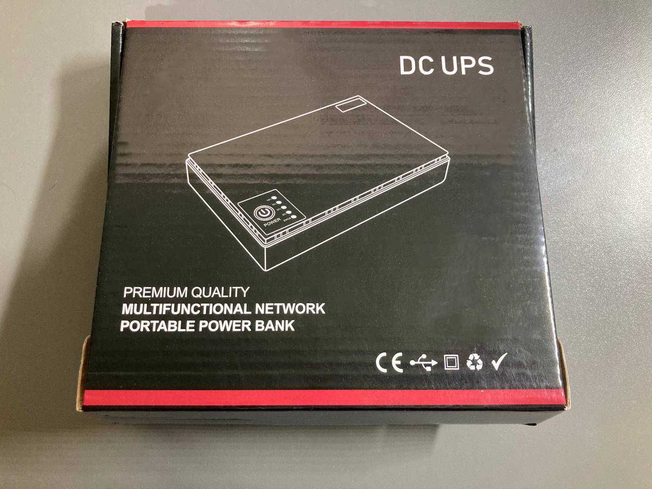 ДБЖ для маршрутизатора DC1018P DC UPS 10400 mAh Black