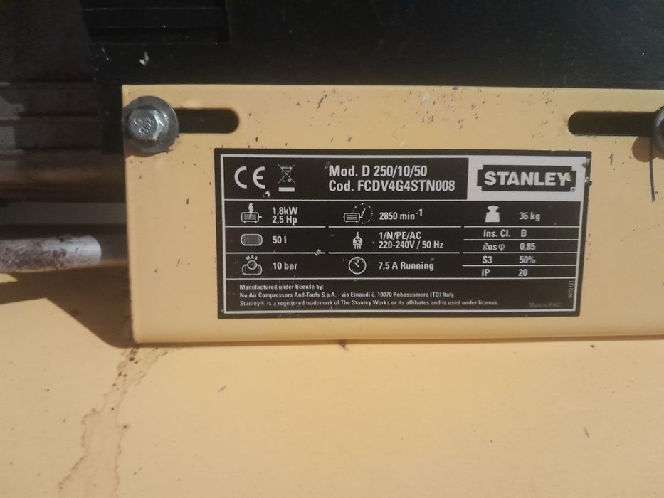 Kompresor Stanley 50l wysyłką za free