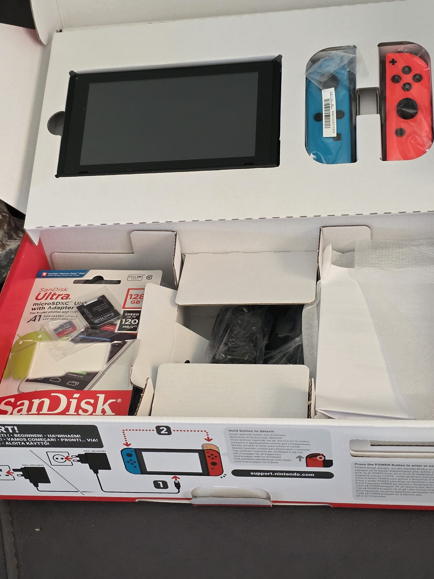 Nintendo Swith v2 plus gry