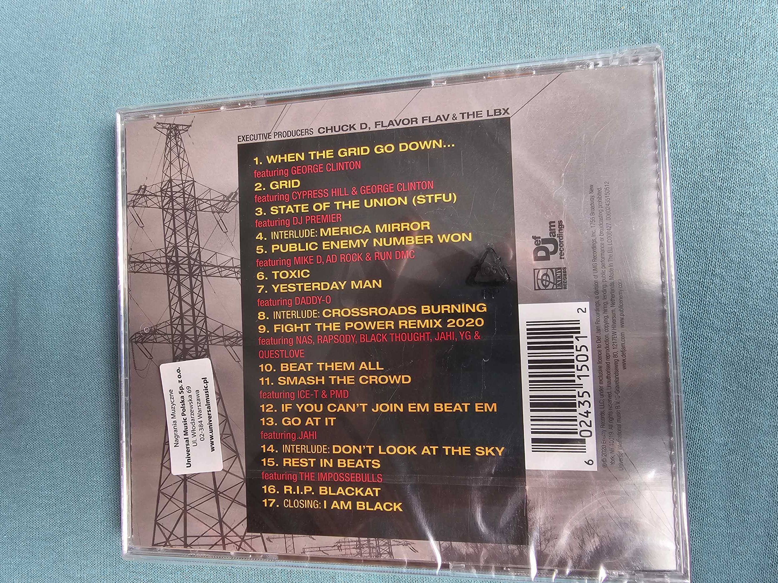 CD Public Enemy - What You Gonna Do When The Grid Goes Down? - Folia.