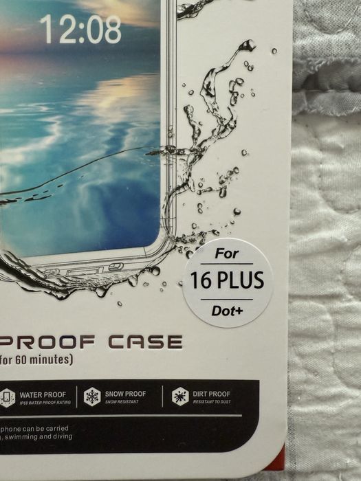 Capa à prova de agua iphone 16 plus