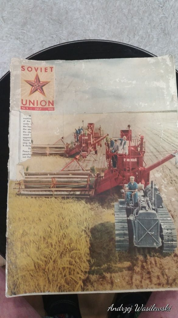 Stara gazeta Soviet Union 1950