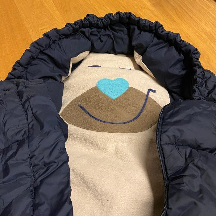 Śpiworek do wózka Odenwälder Mucki Baby Nest - granatowy